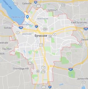 map of Syracuse
